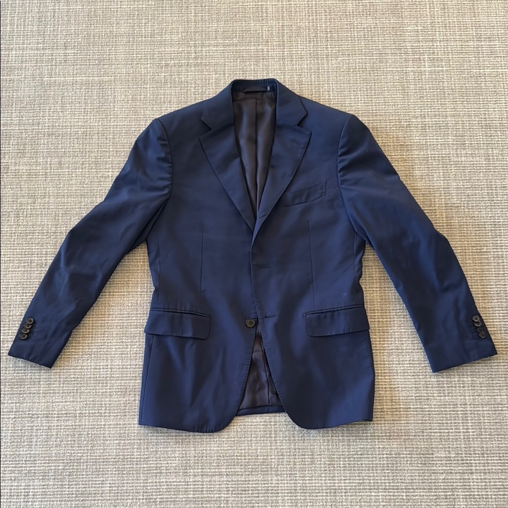 Suitsupply Blue Sport Coat Slim Fit Notched Lapel